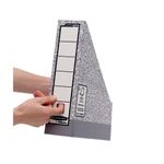 Bankers Box Mag File Grey/Wht Pk10