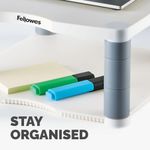Fellowes Prem Monitor Stand Platinum