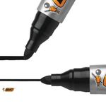 Bic 2000 Bullet Perm Marker Blk Pk12