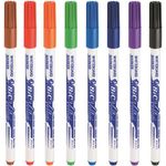 Bic Velleda 1721 Fine Marker Ast Pk8