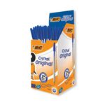 Bic Cristal Ball Pen Med Blue Pk50