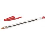 Bic Cristal Ball Pen Medium Red Pk50