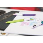 Bic 4 Colours Fashion Ball Pen Pk12