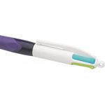 Bic 4 Colour Fashion Grip Pen Pk12
