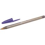 Bc Cristal Fun Purple Ball Pen Pk20