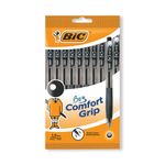 Bic Bu3 Grip Ballpoint Pen Blk Pk10