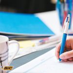 Bic 4 Colours Retract Ball Pen Pk10