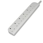Belkin Surge Protect 6-Socket 3M Wht