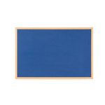 Blue Felt Notice Board 120X90Cm