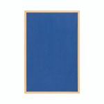 Blue Felt Notice Board 120X90Cm