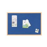 Blue Felt Notice Board 120X90Cm