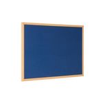 Blue Felt Notice Board 150X120Cm
