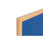 Blue Felt Notice Board 150X120Cm