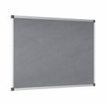 Grey Felt Nboard 60X90Cm Alu Frame