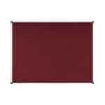 Noticeboard 1200X900Mm Burgundy