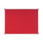 Bi-Office Noticebrd 1200X900 Red/Alu