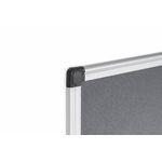Grey Felt Nboard 120X90Cm Alu Frame