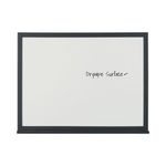 Bi-Office Whtboard 600X900 Blk Frame