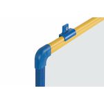 Bi-Office Colour Frm Mag Brd 900X600