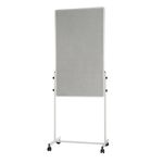 Bi-Office Duo Easel 1200X790Mm Grey