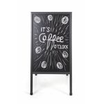 Bi-Office Black A Frame Chalk Board