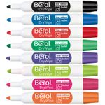 Berol D/Wipe Bullet Marker Asst Pk8