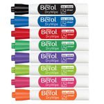 Berol D/Wipe Chisel Marker Asst Pk48