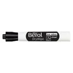 Berol D/Wipe Chisel Marker Blk Pk48