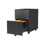 3 Drawer Steel Pedestal