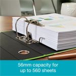 Oxford 70Mm Lever Arch A4 Met Silver