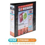 Elba Panorama Lever Arch A4 Blk Pk5