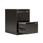 Bisley 2 Drw Filing Cab Black