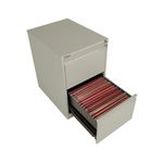 Bisley 2 Drw Filing Cab Goose Grey