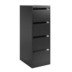 Bisley 4 Drw Filing Cab Black