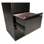 Bisley 4 Drw Filing Cab Black