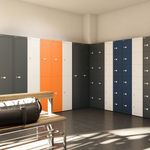 Bisley 4 Door Locker Goose Grey