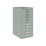 Bisley 10 Mdr Cabinet Slver