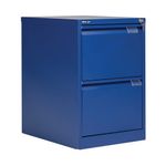 Bisley 2 Drw Filing Cab Blue