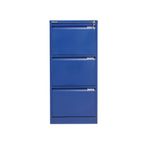Bisley 3 Drw Filing Cab Blue