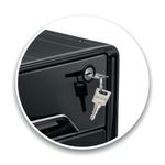Smoove Secure 4Drawer Mod W/Lock Blk