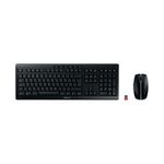 Cherry Stream Usb Kbrd/Mouse Set Blk