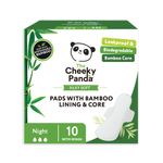 Pad Wth Wings Night 10 Pads/Pack Pk6