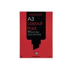 Goldline Layout Pad 50Gsm 80 Sh A3