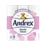 Andrex 2-Ply Toilet Roll Pup Wht Pk9