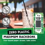Bamboo Paper Straws Black Pk250