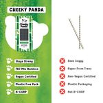 Bamboo Paper Straws Black Pk250