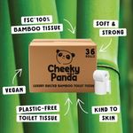 3Ply Bamboo Toilet Tissue Rolls Pk36