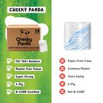 3Ply Bamboo Toilet Tissue Rolls Pk36