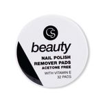 Cs Beauty Polish Remove Pad X32 Pk12