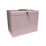 Cathedral File Box + 5 Files A4 Pink